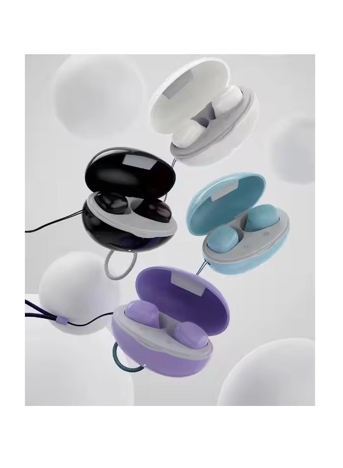 Colored Beans Y7 TWS Earphones - Mini Design - Type-C Charging - High-Quality Audio-WHITE - Image 4