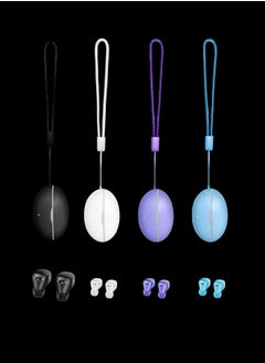 Generic Colored Beans Y7 TWS Earphones - Mini Design - Type-C Charging - High-Quality Audio-WHITE  - Image 5