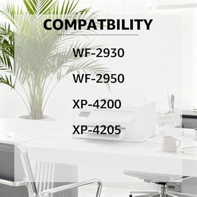 REMANUFACTURED 232XL INK CARTRIDGES COMBO PACK REPLACEMENT FOR T232XL HIGH YIELD INK CARTRIDGE COMPATIBLE WITH XP-4200 WF-2930 XP-4205 WF-2950 PRINTERS (2 BK/1 C/1 M/1 Y-5 PACK) - Image 3