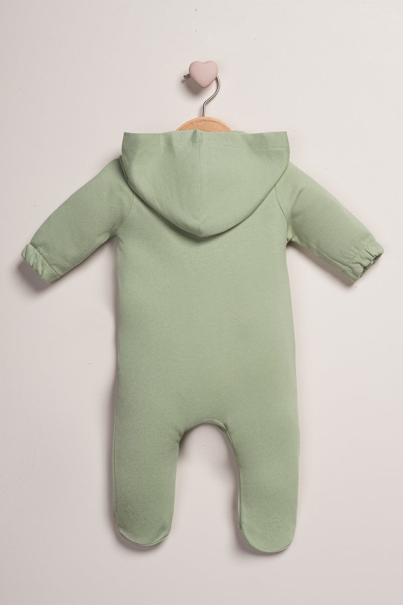 Baby Fou Hooded Zippered Jumpsuit - Image 4