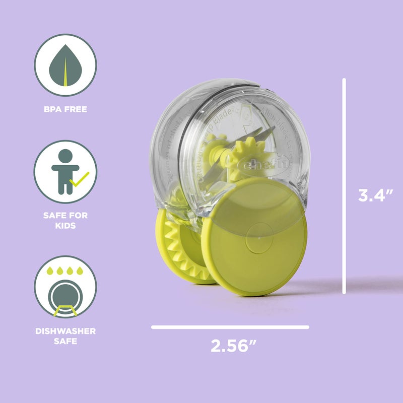 Chef'n Chefâ€™n GarlicZoom Garlic Chopper, Handheld Garlic Mincer with Rolling Action, Easy to Use and Clean, Compact Size for Quick Prep, Dishwasher Safe - Image 3