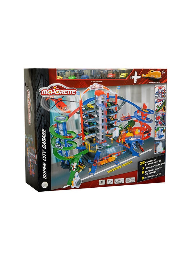 Majorette Mega City Garage W/ 6 Vehicles  - Image 5