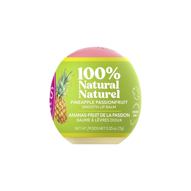 eos 100 Natural Lip Balm Pineapple Passionfruit AllDay Moisture Made for Sensitive Skin Lip Care Products 025 oz