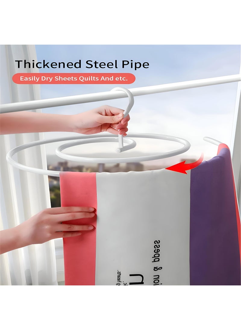 Laundry Dryer - Innovative Spiral Drying System Perfect For Limited Spaces Like Balconies And Bathrooms, Combining Functionality And Style For Your Laundry Needs