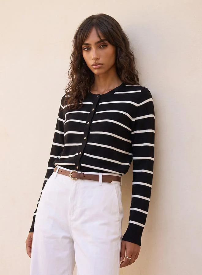 سبلاش فيڤ Striped Cardigan
