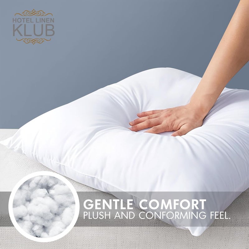 Pack of 6 Cushion Fillers – Outer Cover :Microfiber Supersoft Fabric, 400grams Soft Fiber Filling, Size : 45x45cm - Image 4