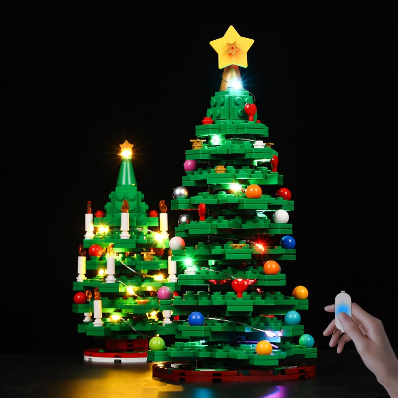 Nitemode LED Light Kit Compatible with Lego Christmas Tree 40573 Upgraded Brightness Adjustable Lighting AccessoriesNo Model - Image 3