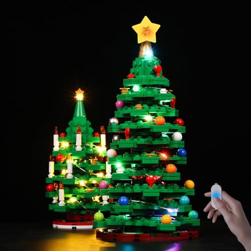 Nitemode LED Light Kit Compatible with Lego Christmas Tree 40573 Upgraded Brightness Adjustable Lighting AccessoriesNo Model - Image 1