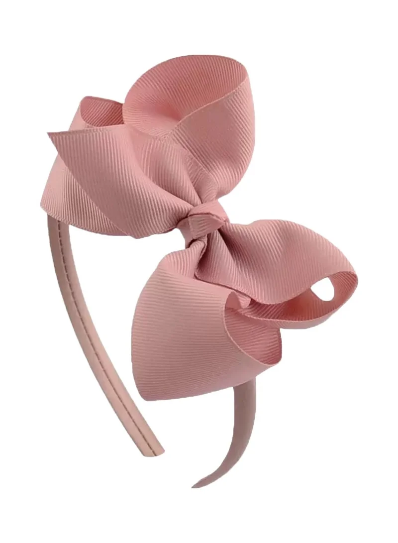 Lion Llama Pastle Kids Girls Cute Bowknot Headband, Handmade Cloth Twisted Bow Hairband for Children, Soft Sweet Style Hair Accessory -Pastle Color (4-piece set) for Women | Best Price UAE