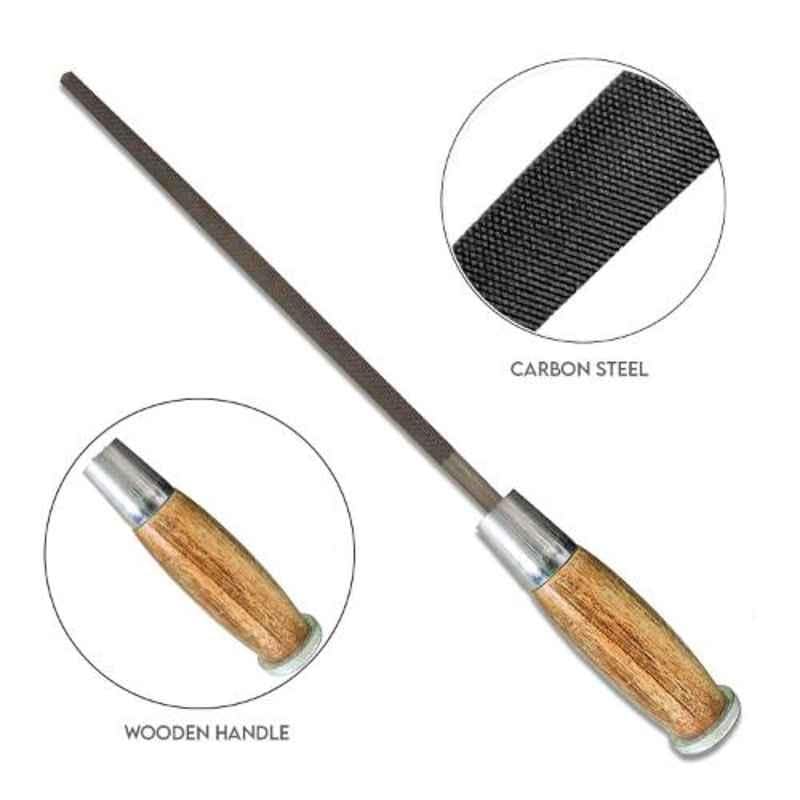 THS 12" 300mm Round Wood Rasp File - Precision Woodworking Tool - Image 2