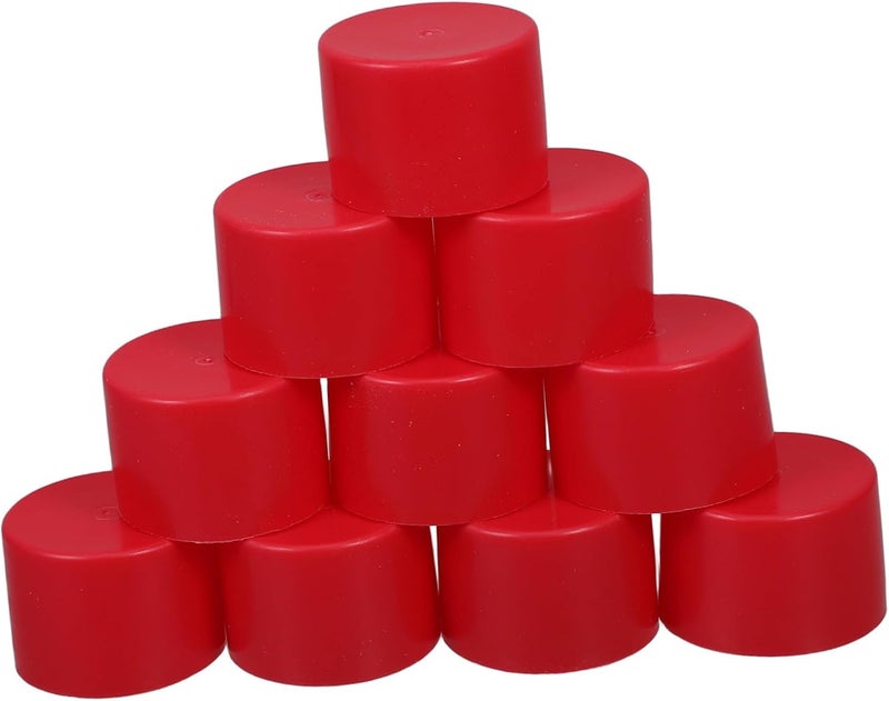 DOITOOL 10Pcs Scaffolding Sleeve Protective Caps for Steel Pipe Slip Round Tube Covers for Indoor Outdoor Use Construction and Renovation Projects - Image 1