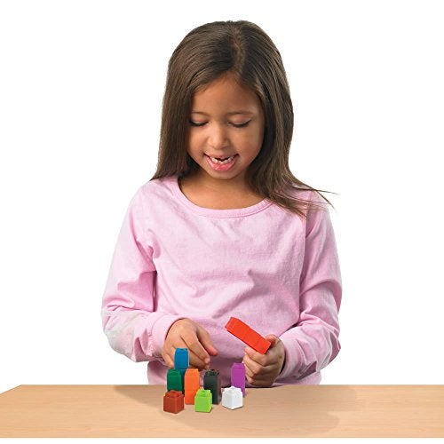 hand2mind Interlocking UniLink Math Linking Cubes, Plastic Cubes, Color Sorting, Connecting Cubes, Math Manipulatives, Counting Cubes for Kids Math, Math Cubes, Counters for Kids Math (Set of 1000) - Image 2