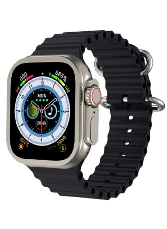 Ultra - Smart Watch T10 ULTRA Series 8 Health Fitness Tracker Sport Watch 49MM-Black - Image 1