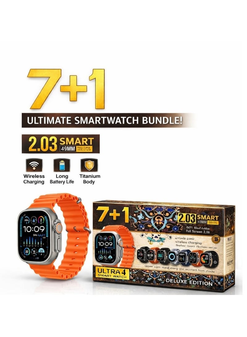 Smart Watch ULTRA4 Health Fitness Tracker Sport Watch 49MM - Image 2