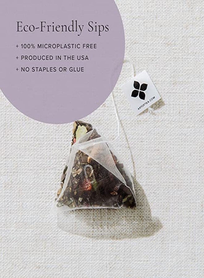 Art of Tea | Organic Earl Grey Cream Tea| 50 Count Pyramid Tea Bag Sachets - Image 5