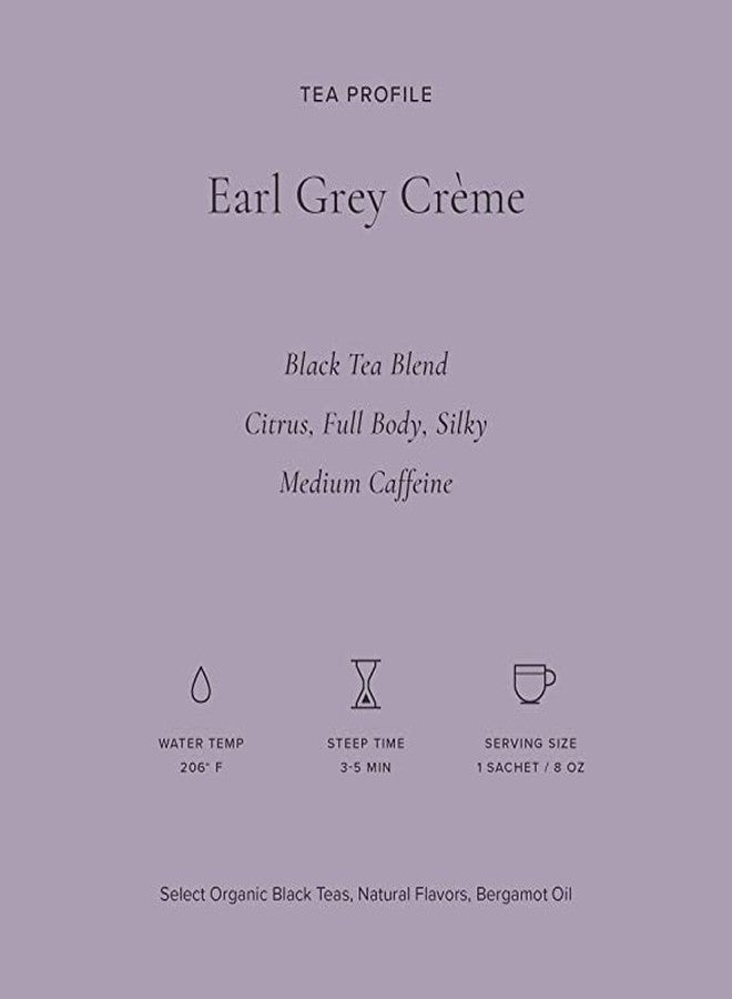 Art of Tea | Organic Earl Grey Cream Tea| 50 Count Pyramid Tea Bag Sachets - Image 4