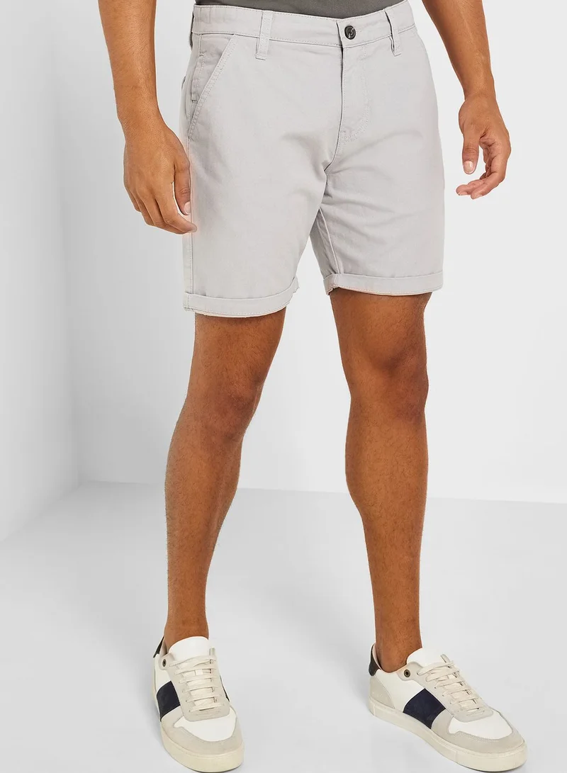 BRAVE SOUL Mens Cotton Twill Chino Short