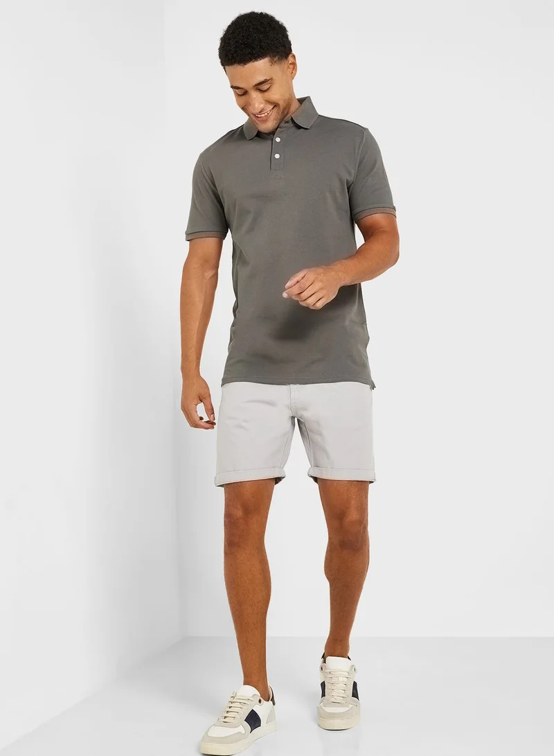 BRAVE SOUL Mens Cotton Twill Chino Short