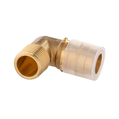 EFIELD Pack of 10 EFIELD Pex A Full Flow Expansion Brass Fittings 12x 12 Male MNPT Elbow ASTM F1960PEX196009710PCS - Image 3