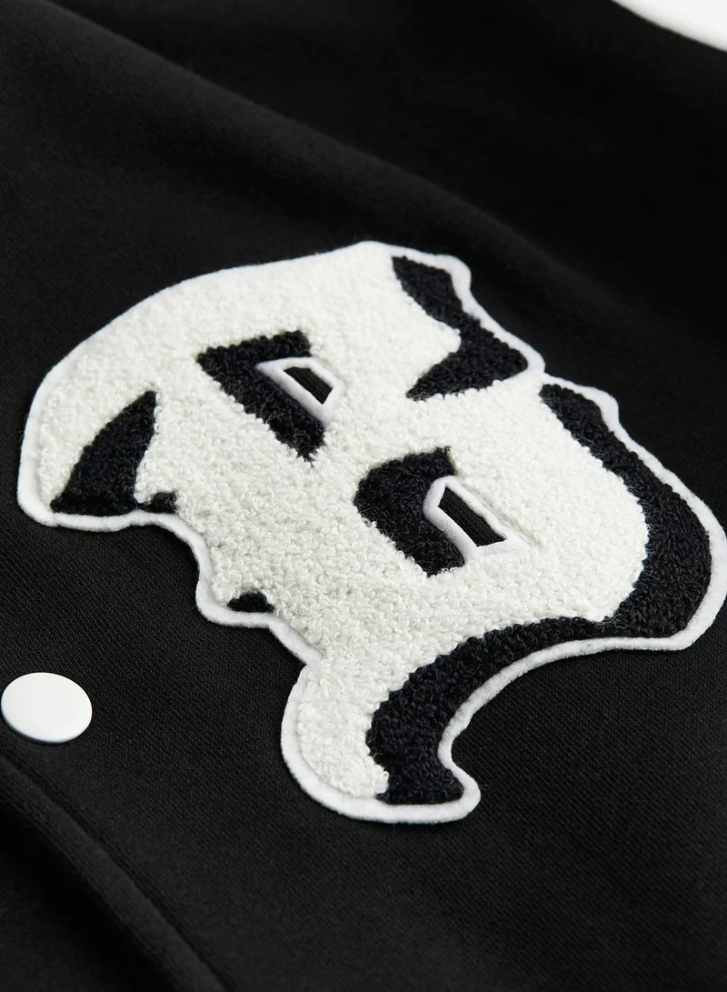 H&M Kids Motif-Detail Baseball Jacket