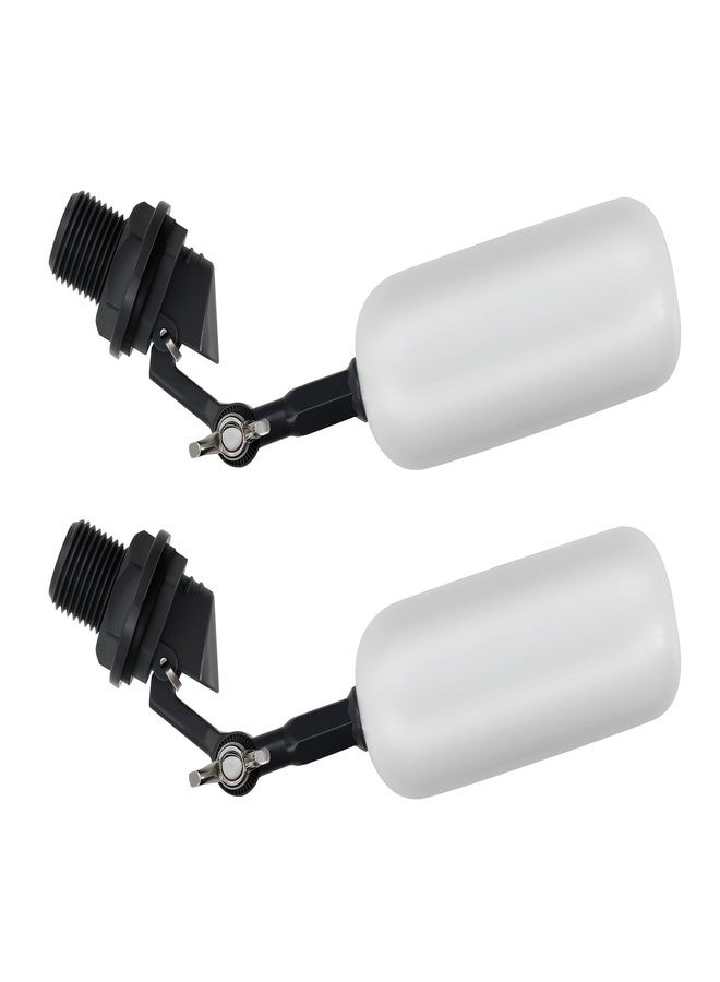 Timsec 2 Pack 1/2 Inch Float Ball Valve, Adjustable Arm for Livestock Water Trough, Aquariums, Hydroponics - Automatic Fill and Control Water Level - Image 1