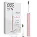 Voom Sonic Pro 7 Series Rechargeable Electronic Toothbrush Advanced Oral Care Technology 2Minute Timer wQuadrant Pacing 5 Adjustable Speeds - Image 1