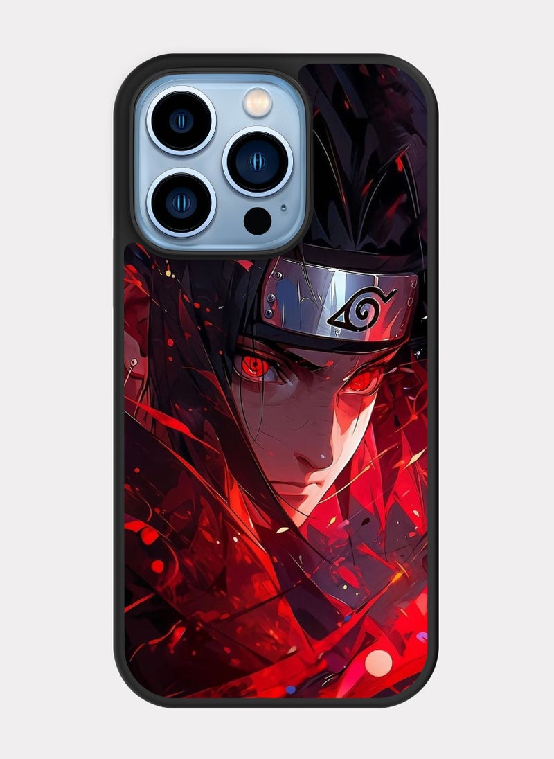 PXLAAT iPhone 13 Pro case cover Itachi Uchiha Naruto - Image 1