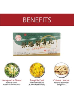 Great Wall Brand Yin Chiao Chieh Tu Pien -Herbal Supplement For Respiratory Support (1 Box, 96 Tablets)  - Image 3