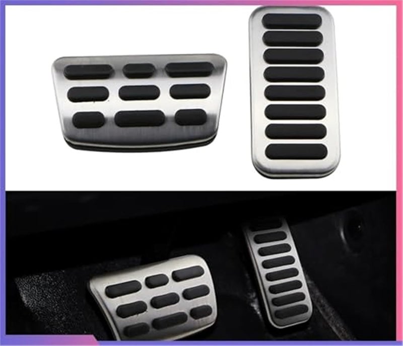 DEMULAX Stainless Steel Pedal Pad Set for Kia - Image 3