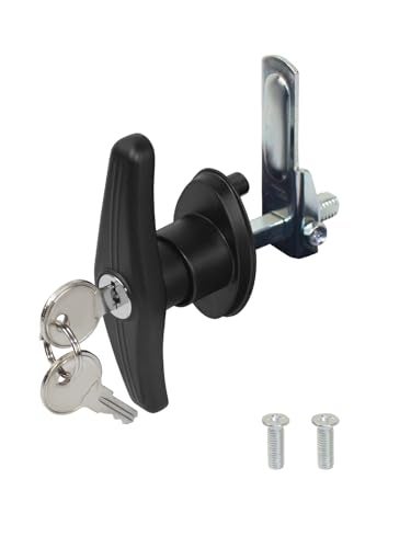 Quality Life Truck Cap Camper Shell THandle Lock Latch Replacement Parts Truck Bed Topper Door Locking Kit Accessories with Keys Left Lock - Image 1