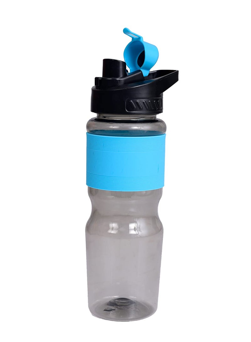 IRIS Shaker Cup for Protein Shakes - 20-Ounce Protein Shaker Bottle for Mixing Whey Protein Powder, Juices, and Smoothies - BPA-Free, Comes with Finger Loop (Blue) - Image 1
