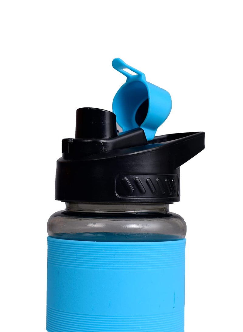IRIS Shaker Cup for Protein Shakes - 20-Ounce Protein Shaker Bottle for Mixing Whey Protein Powder, Juices, and Smoothies - BPA-Free, Comes with Finger Loop (Blue) - Image 5