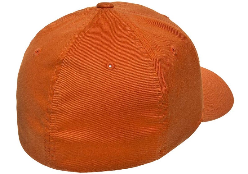 Flexfit Men's Athletic Baseball Fitted Cap, Orange, Large-X-Large - Image 2