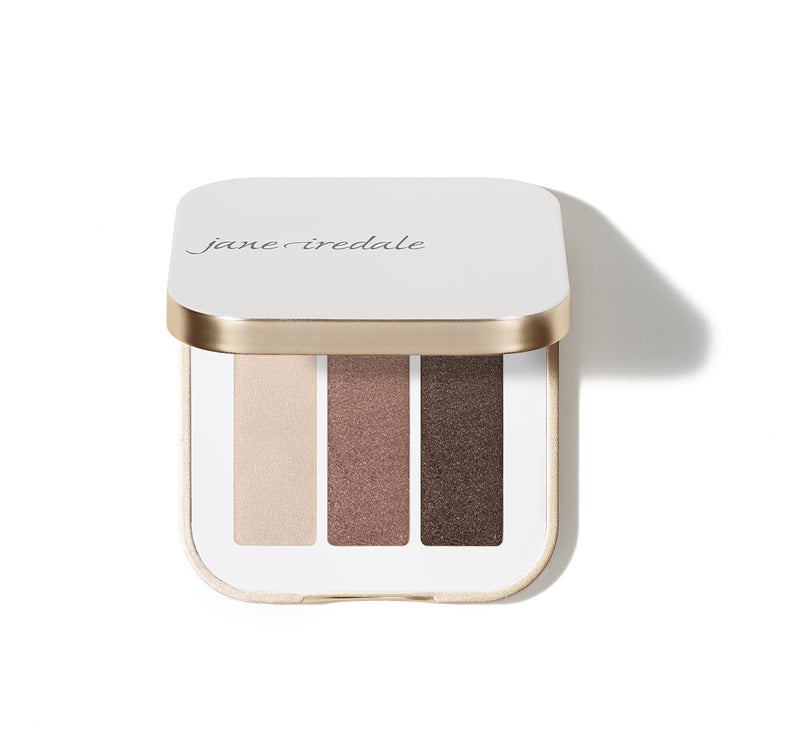 jane iredale PurePressed Eye Shadow Triple, Pink Quartz, 0.06 oz.Powder - Image 1