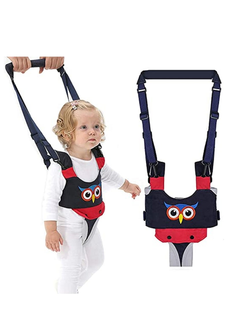 Gerenic - Handheld Baby Walker,Toddler Walking Harness Assistant,Handheld Walk Helper Babies,Safety Harnesses Breathable Help Stand Up&Walk Learning Helper for 7-24 Month Infant (Blue) - Image 1