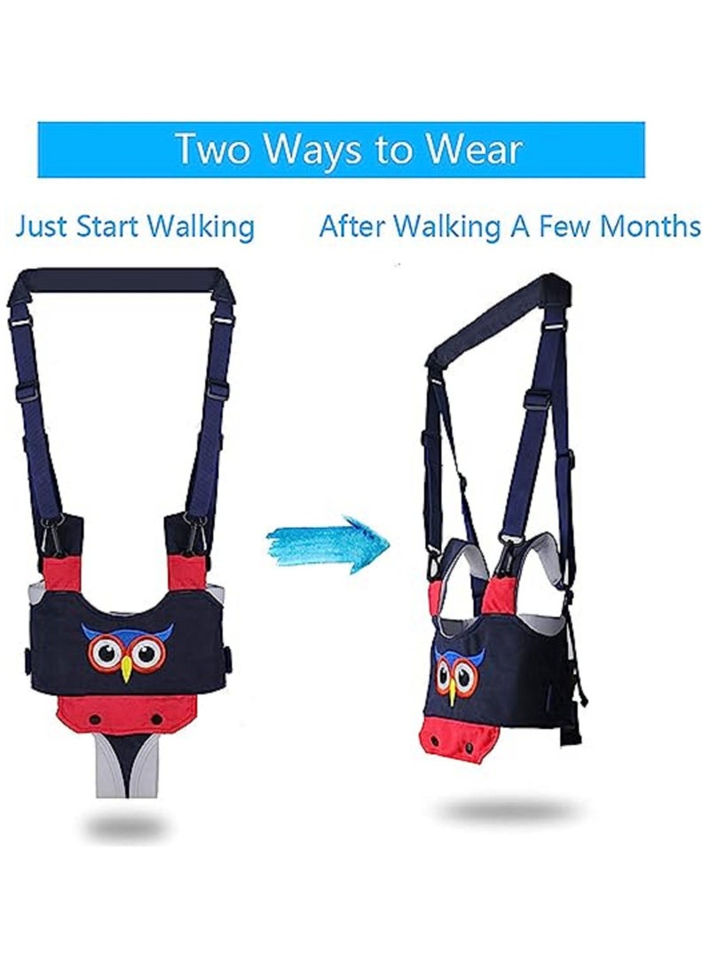 Gerenic - Handheld Baby Walker,Toddler Walking Harness Assistant,Handheld Walk Helper Babies,Safety Harnesses Breathable Help Stand Up&Walk Learning Helper for 7-24 Month Infant (Blue) - Image 1