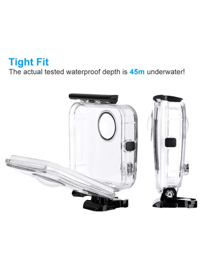 Captaintech 45M Waterproof Diving Case Replacement Shell for GoPro Fusion - Durable Underwater Protective Housing Cover - Image 3