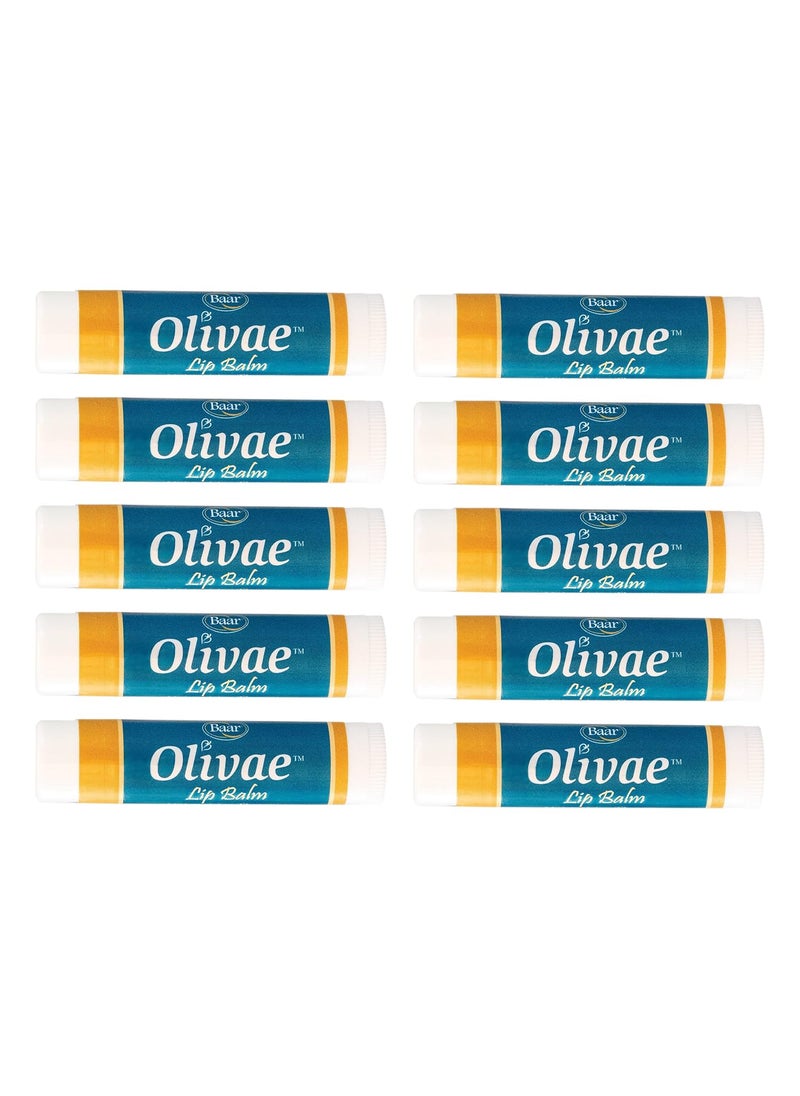 baar Olivae Lip Balm Pack of 10 