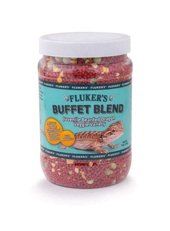 فلكرز مزيج فلوكر بوفيه من الخضروات المتنوعة لتنين اللحية الصغير، 9 أونصات، الموديل: 76053 - Image 1
