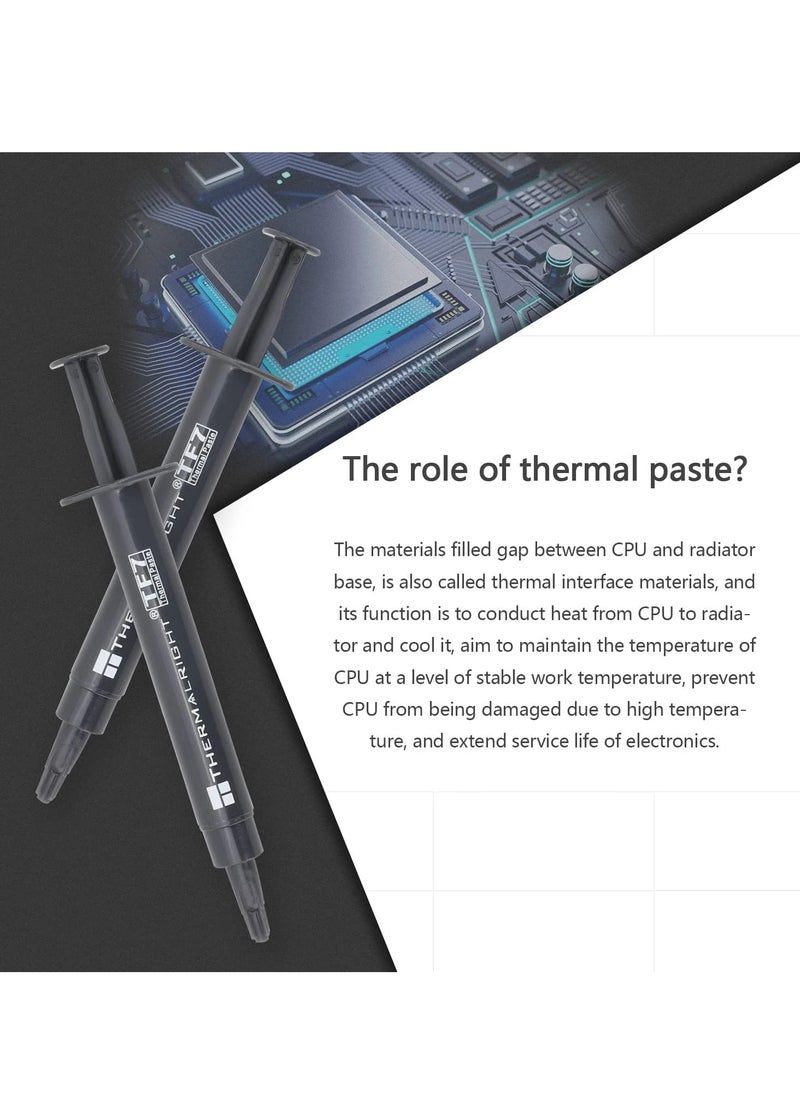 Thermalright TF7 2g Thermal Paste Compound for CPU Coolers, Conductivity is 12.8W/m.k, with a Spatula Tool  - Image 4