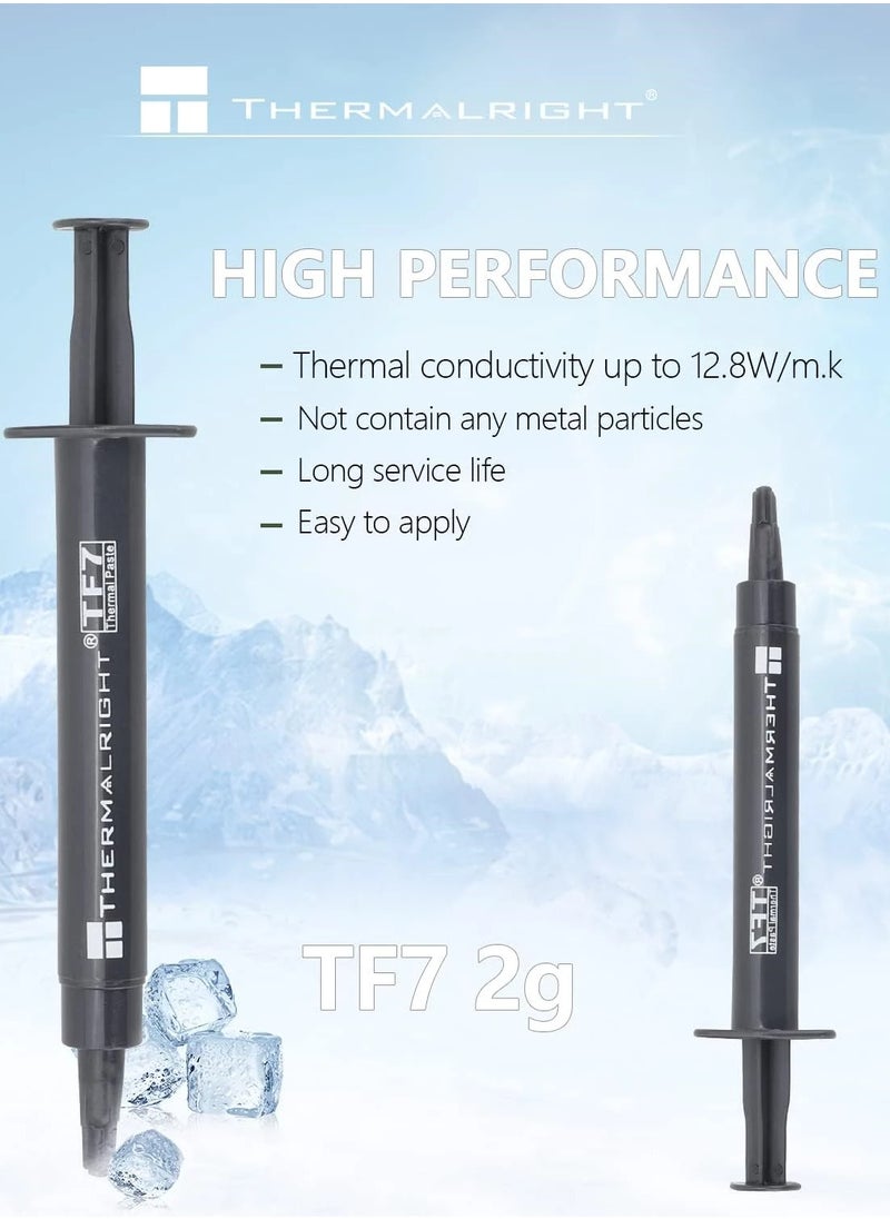 Thermalright TF7 2g Thermal Paste Compound for CPU Coolers, Conductivity is 12.8W/m.k, with a Spatula Tool  - Image 2