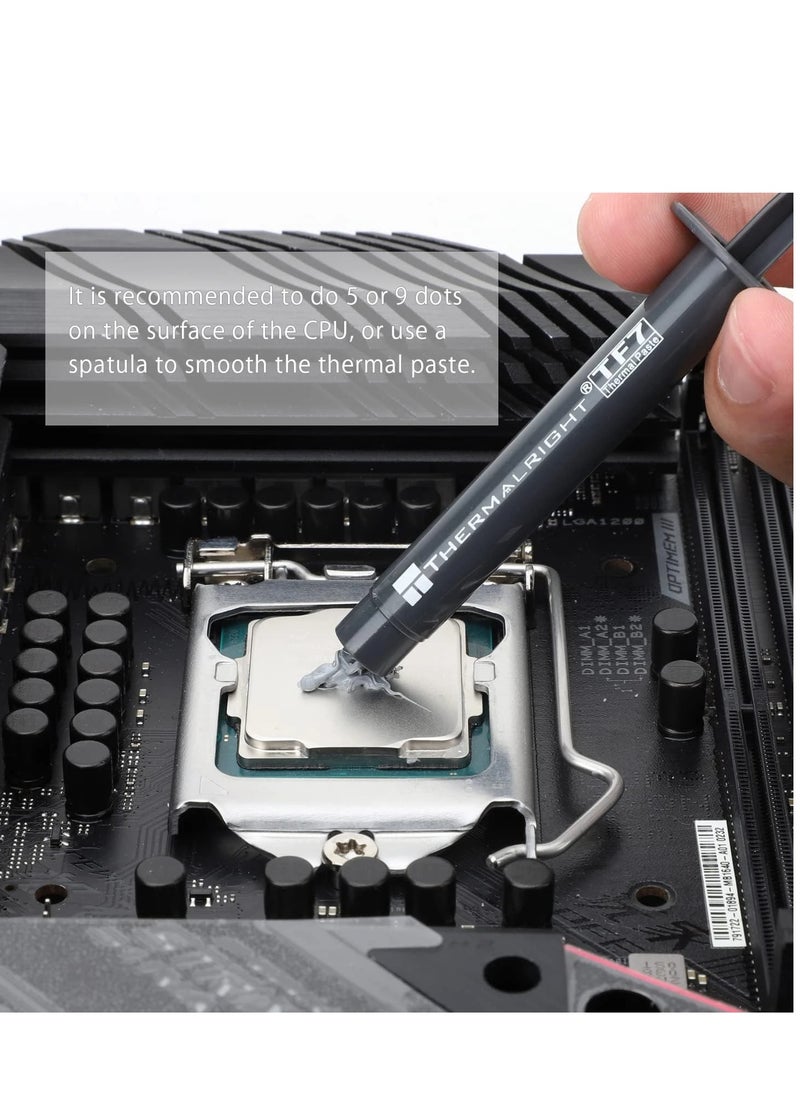 Thermalright TF7 2g Thermal Paste Compound for CPU Coolers, Conductivity is 12.8W/m.k, with a Spatula Tool  - Image 5