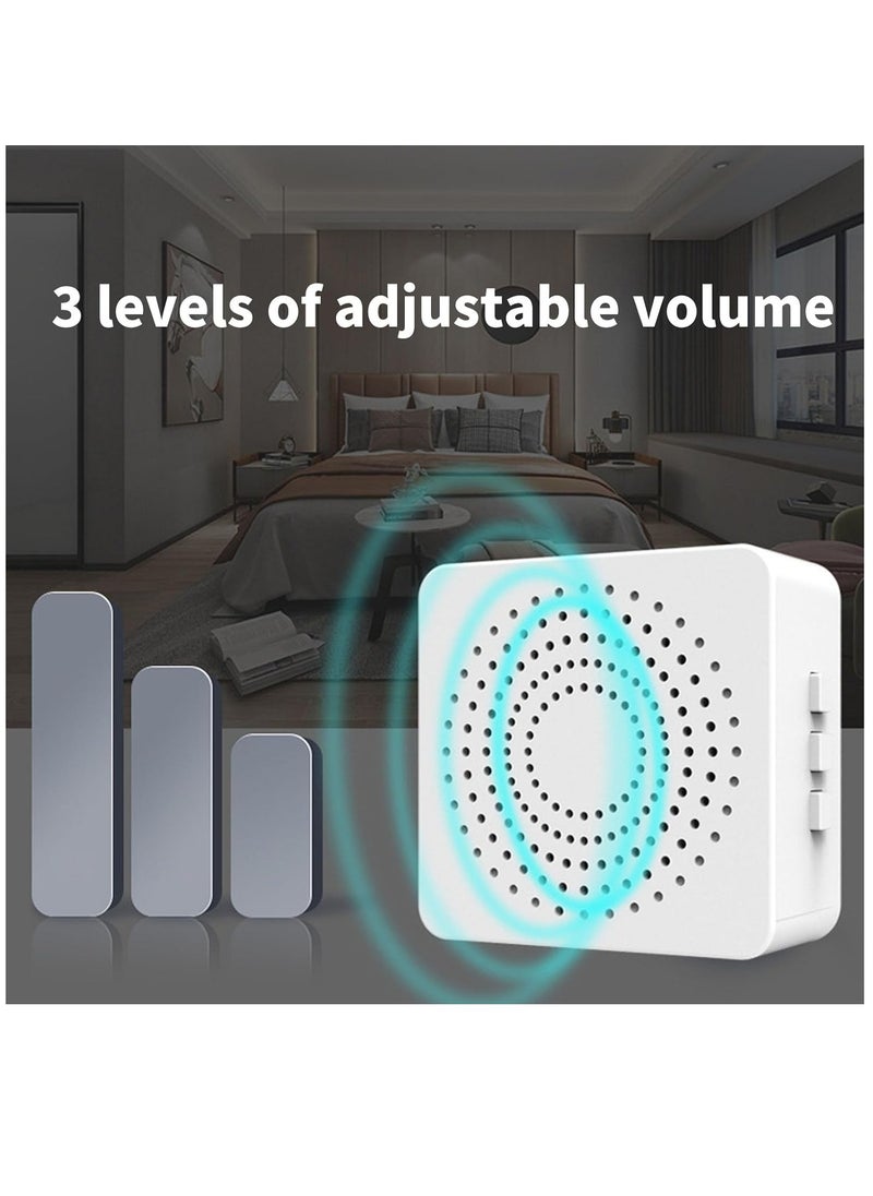 Generic - Digital Wireless DC Doorbell Wiring Free, Adjustable Volume 38 Ringtones, Door Chime Kit Pager Strong Signal Can Penetrate 3 to 4 Wall Range up to 150 Meters - Image 1