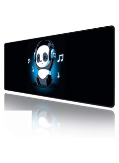 Generic Gaming Mouse Pad Size - DJ PANDA - ( 70CM X 30CM X 2CM )- Stitched Edges Anti-slip rubber base - Optimized for all mouse sensitivities and sensors - speedy mouse movements  - Image 1