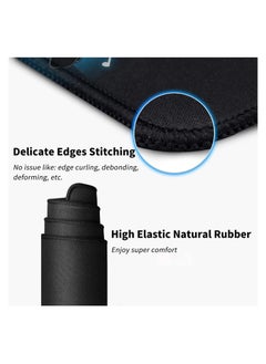 Generic Gaming Mouse Pad Size - DJ PANDA - ( 70CM X 30CM X 2CM )- Stitched Edges Anti-slip rubber base - Optimized for all mouse sensitivities and sensors - speedy mouse movements  - Image 3