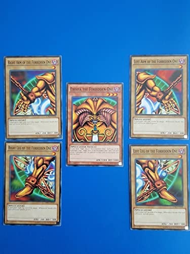 Yu-Gi-Oh Exodia The Forbidden One - YuGiOh Legendary Decks II Yugi's God Card 5 Card Set LDK2-ENY04, LDK2-ENY05, LDK2-ENY06, LDK2-ENY07, LDK2-ENY08 - Image 3