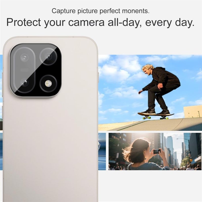 FabeKee Compatible With For OnePlus 15 5G Camera Lens Protector Tempered Glass HD Clear Lens Film - Image 4