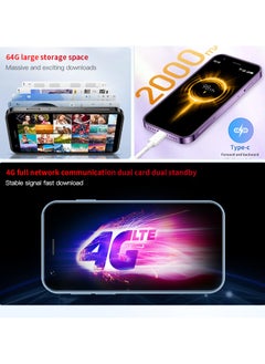 SOYES SOYES XS16 Mini 4G Smartphone – Android 10, 3 GB + 64 GB, 3.0″ HD Display, 2000 mAh Fast-Charge Battery, Dual-SIM Ultra-Portable Card-Body Phone  - Image 4