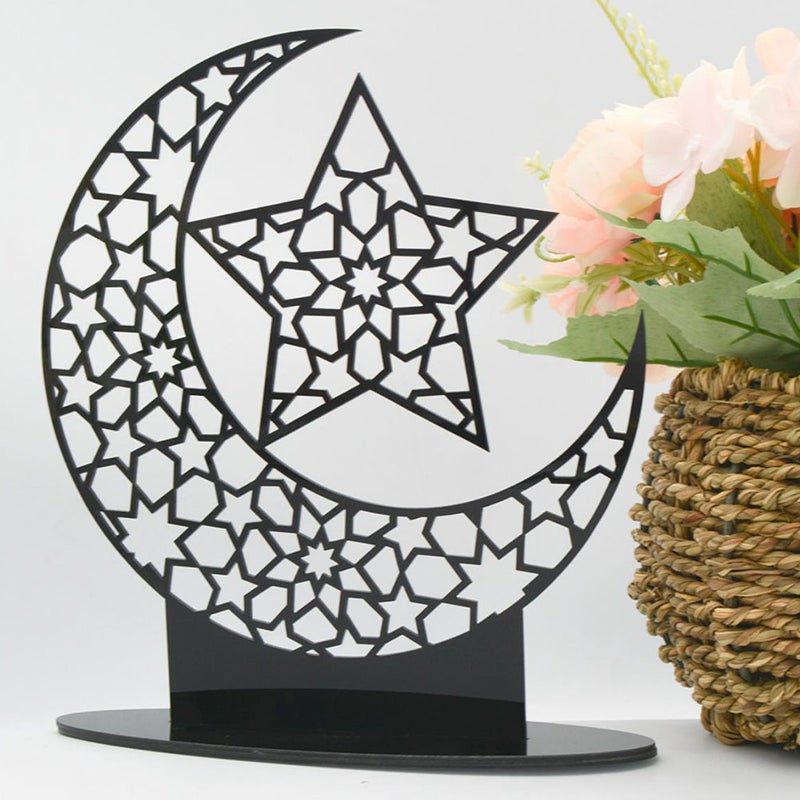 And Star Table Sign Mirror Tabletop Ornament Home Supplies - Image 2