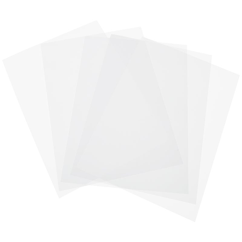 10Pcs Shrink Film Semitransparent Frosted Heat Shrinkable HandPainted DIY Sheet 0.2mm 2029# - Image 3